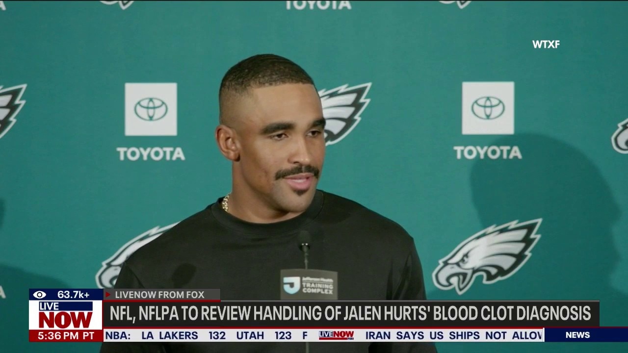 NFL to review handling of Jalen Hurts' blood clot diagnosis