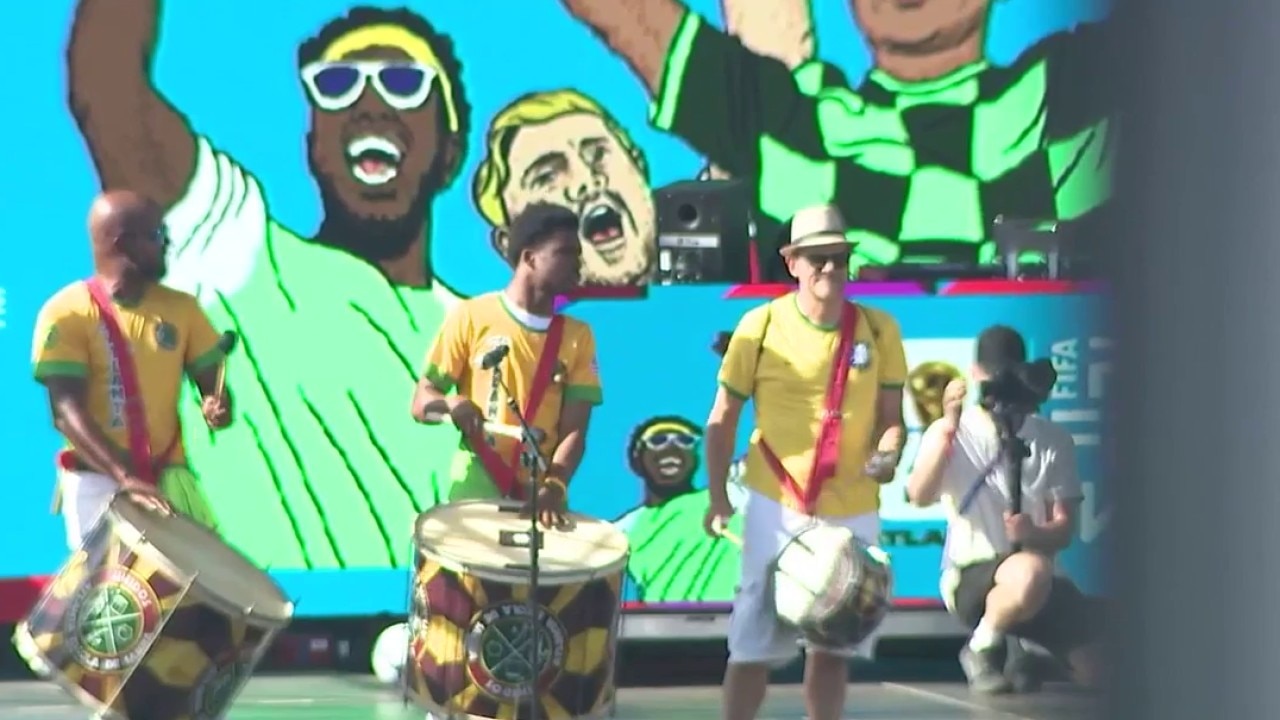 Atlanta fans show up at Centennial Olympic Park for FIFA