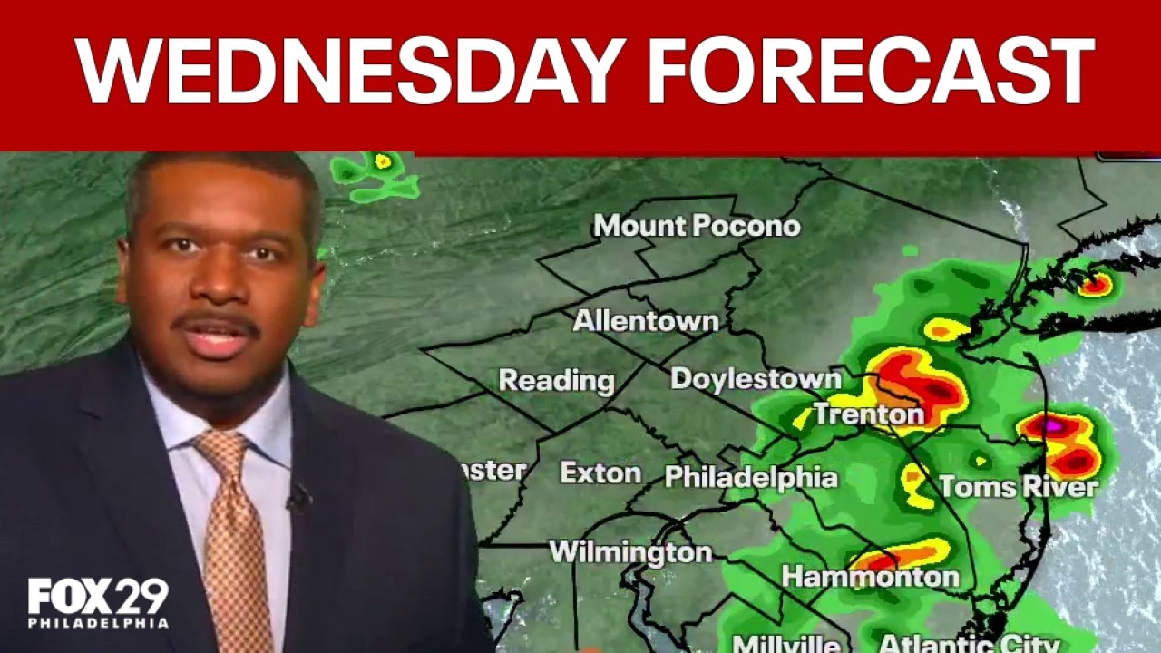 Philadelphia weather: Wednesday evening forecast