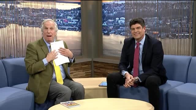 Henry Winkler visits Q13 to promote new children`s book
