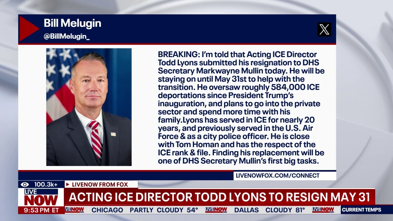 Acting ICE Director submits resignation