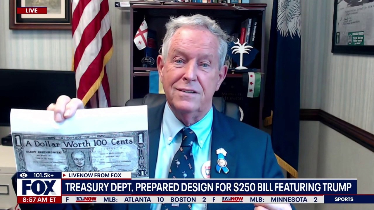Treasury Dept. prepared design for $250 bill featuring