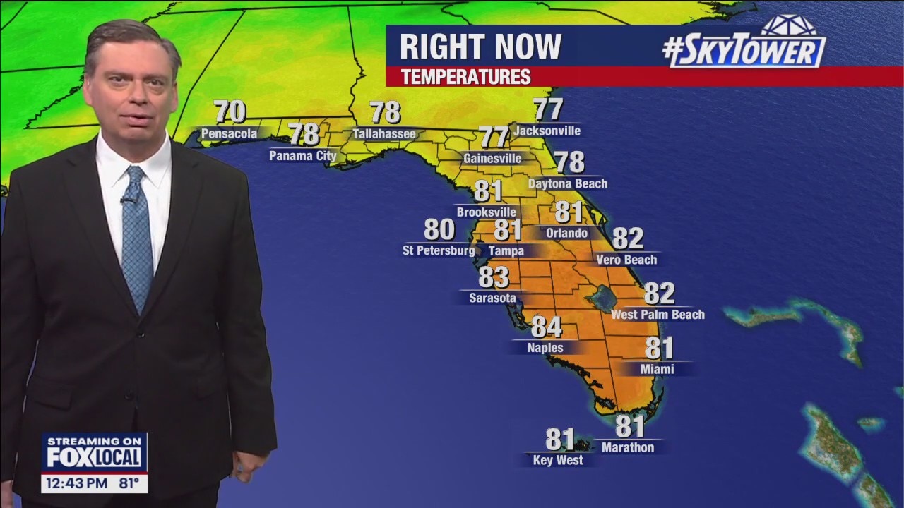 Tampa Weather | Nice day before storms move through