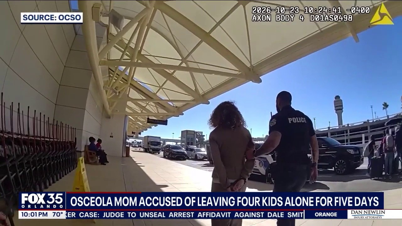 Florida mom arrested for leaving 4 kids home alone