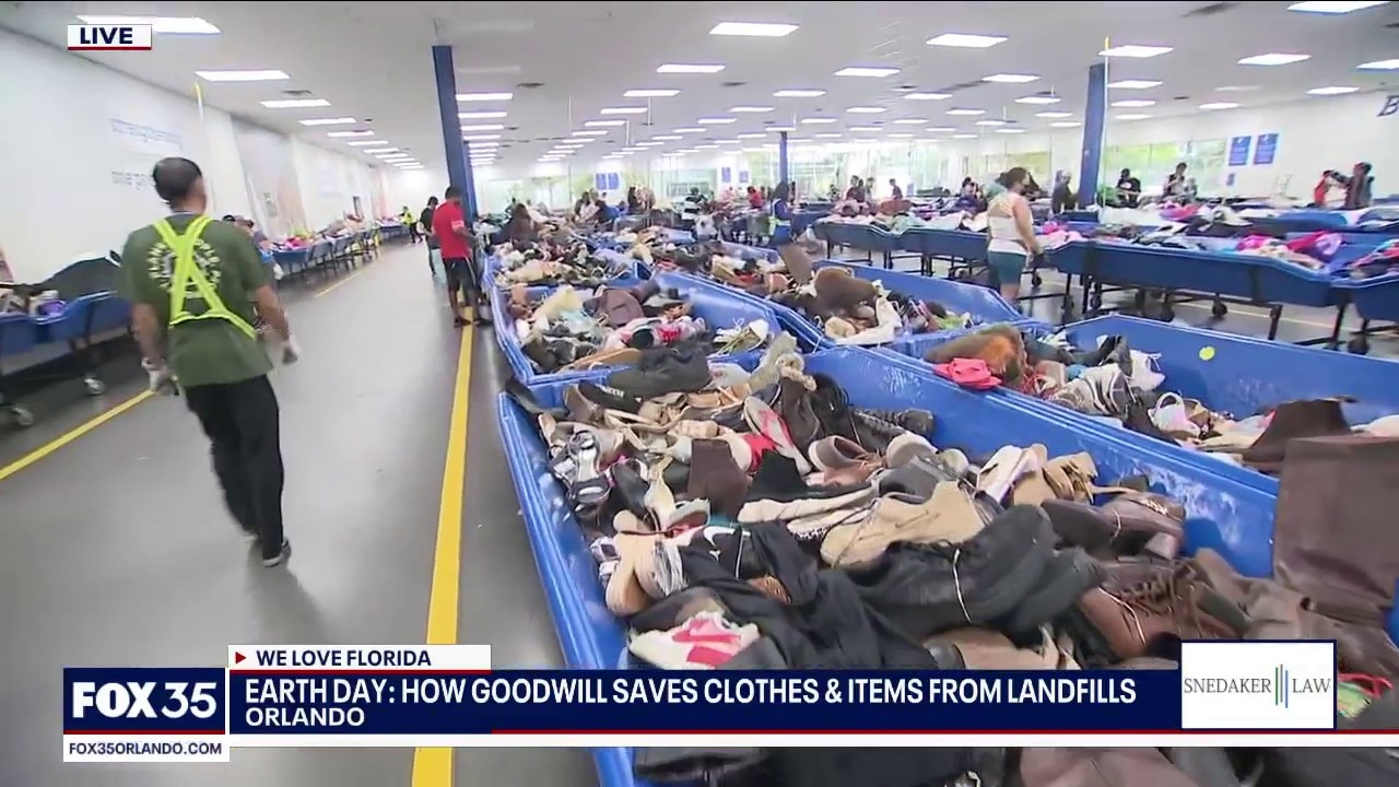 How Goodwill saves clothes and items from landfills