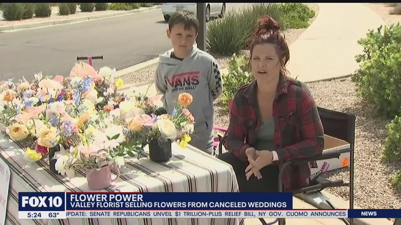 Valley florist selling flowers from weddings cancelled due to coronavirus pandemic