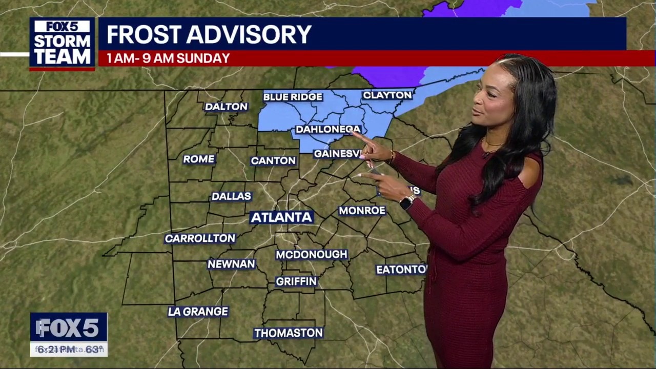 Saturday evening weather forecast 