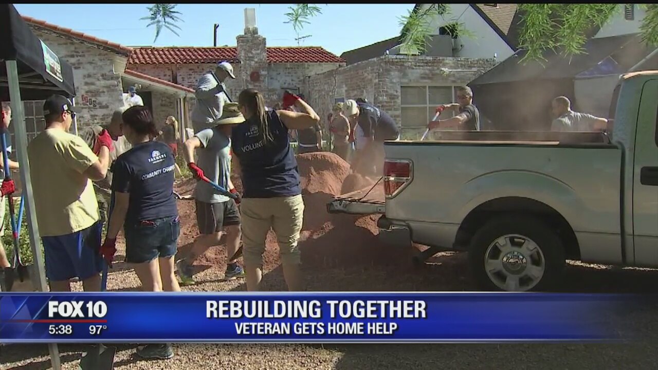 Valley non-profit, businesses improve Korean War vet's home