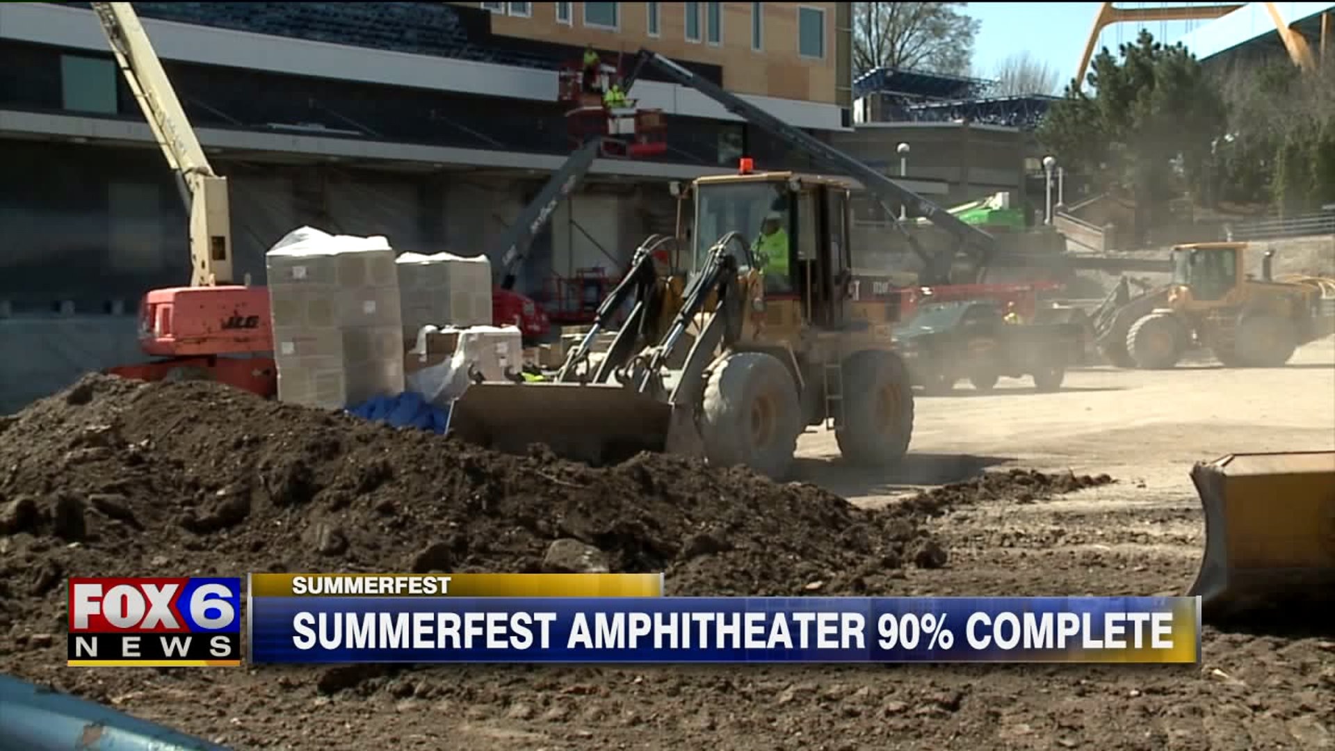 Phase 1 of American Family Insurance Amphitheater project 90% complete