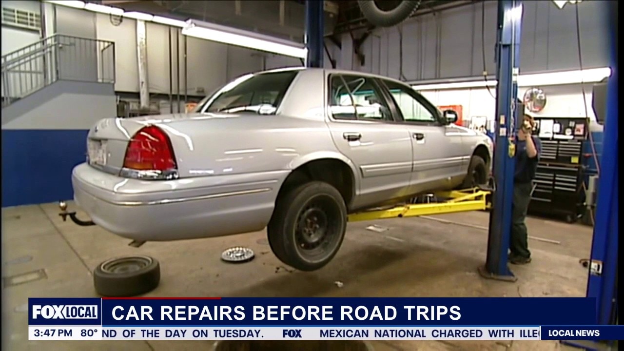 Car preps before summer road trip