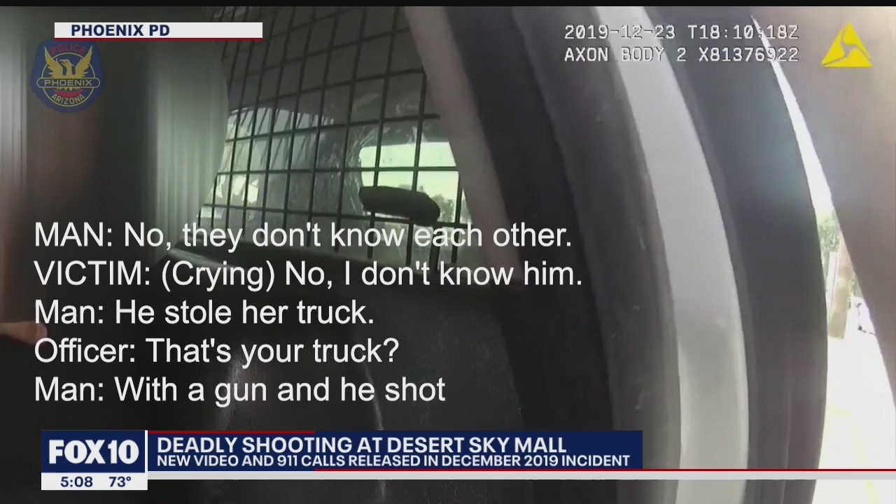 Security footage released of deadly officer-involved shooting that began with a carjacking