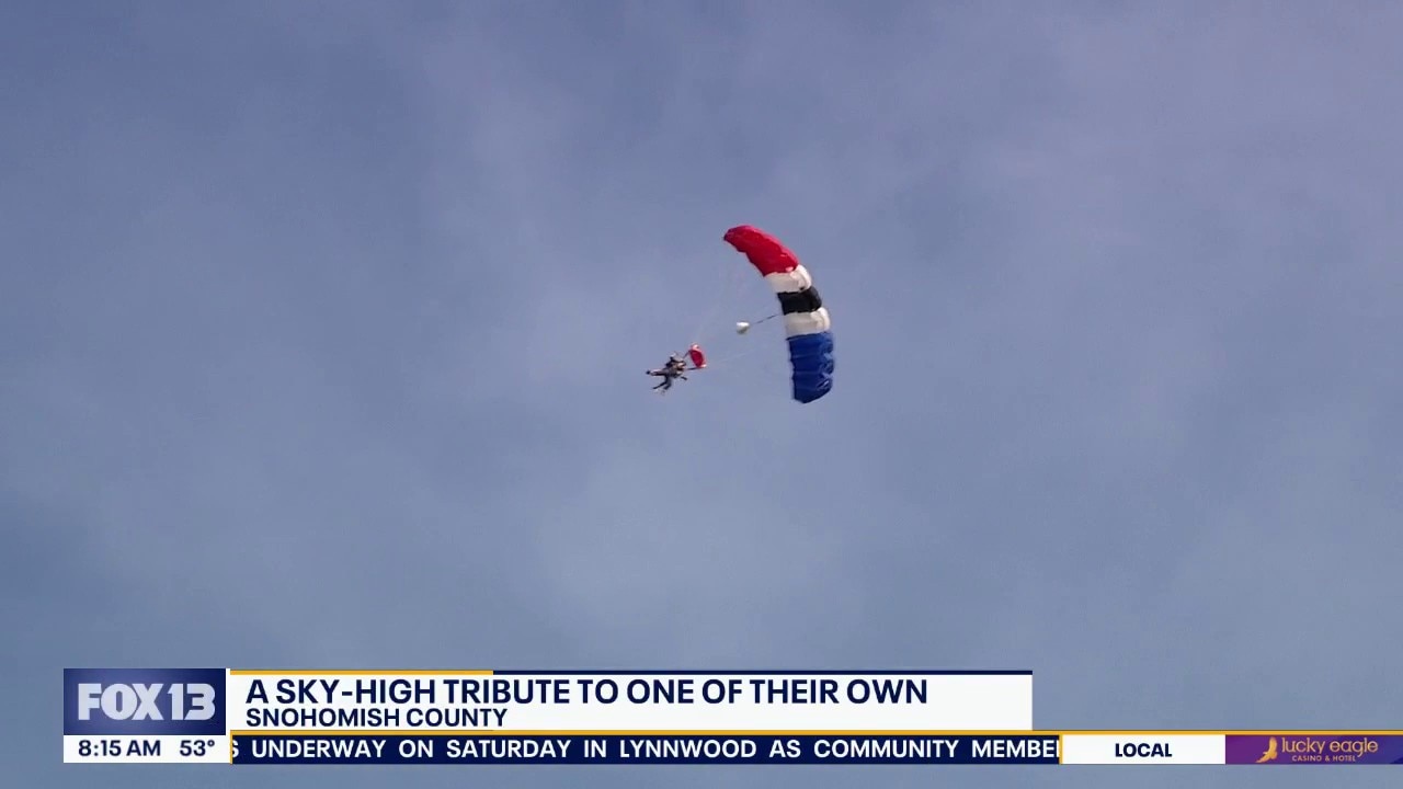 Tribute jump honors fallen pilot