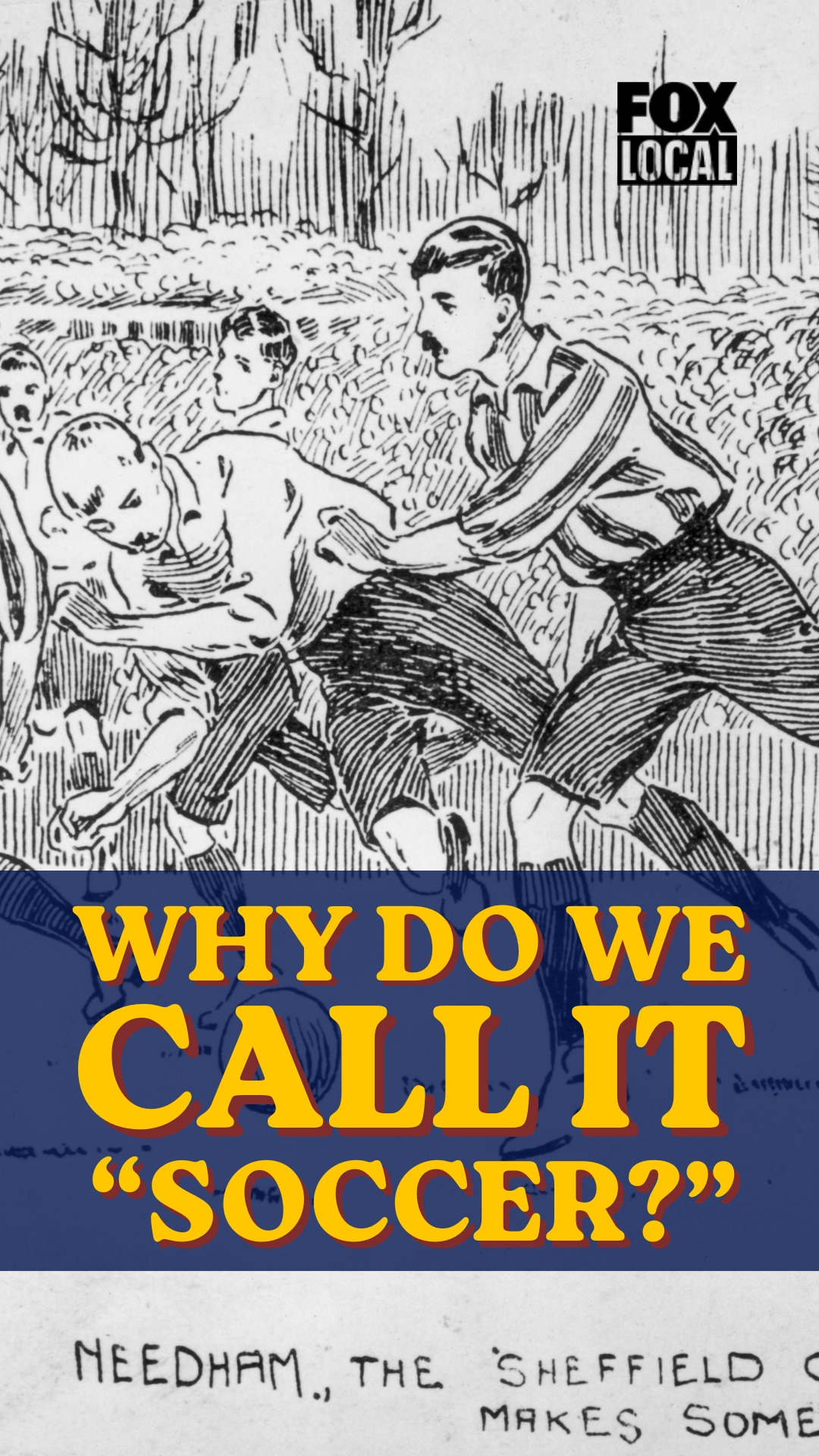 Americans get mocked for saying 'soccer.' But England is the one that made the word.