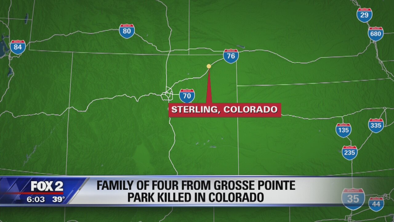 Grosse Pointe Family of four killed in Colorado car crash