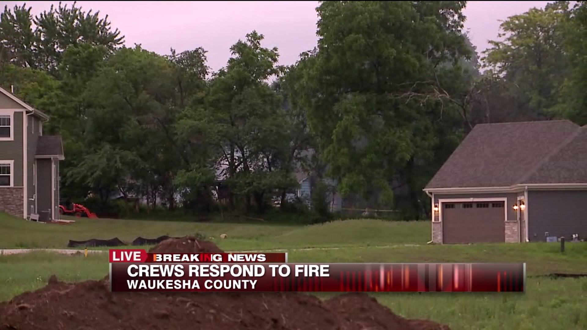 Fire in Town of Vernon