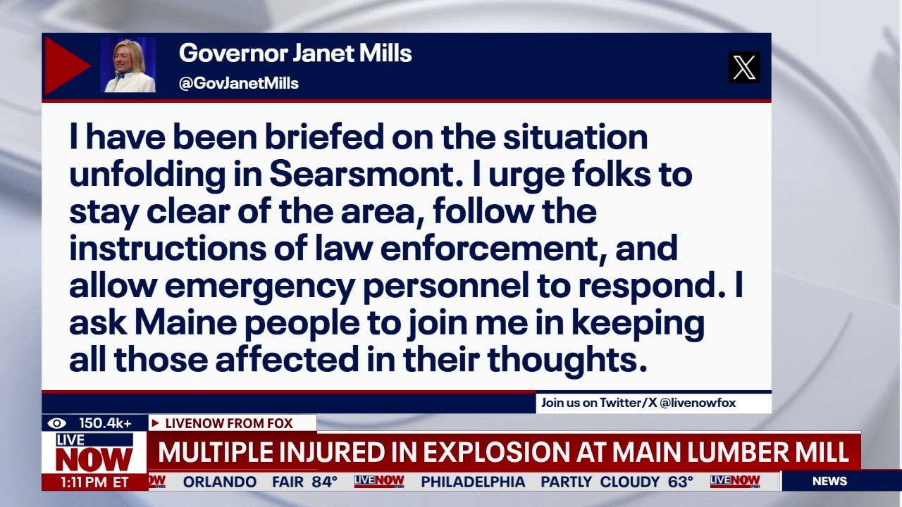 Maine explosion: multiple hurt at Maine Lumber Mill