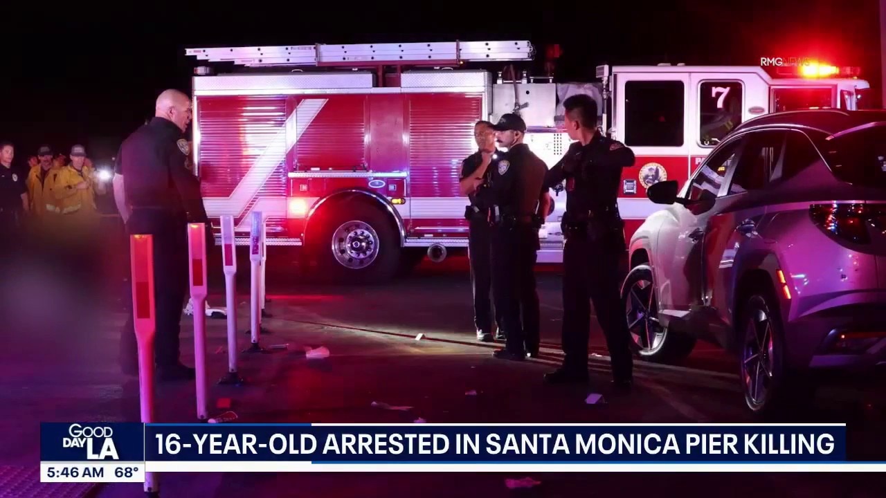 Teen arrested in deadly Santa Monica Pier shooting