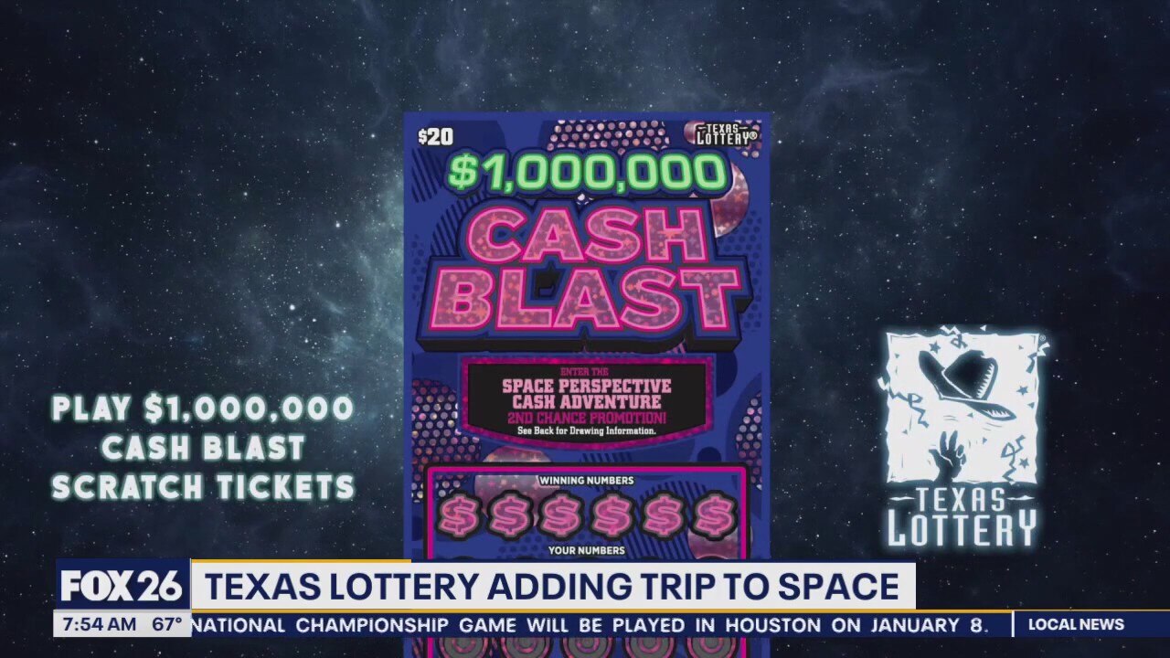 Texas Lottery adding trip to space