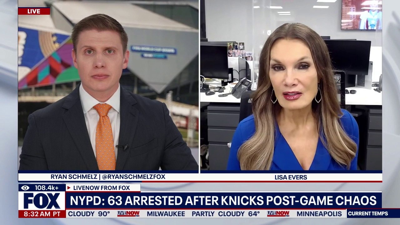 NYPD: 63 arrested in chaos after Knicks win