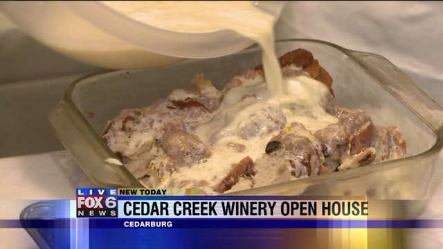 Chip learns about the variety of dishes that Cedar Creek wine is used in
