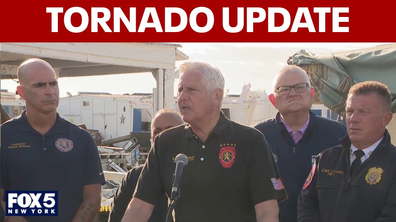 Tornado on Long Island | FULL PRESS CONFERENCE