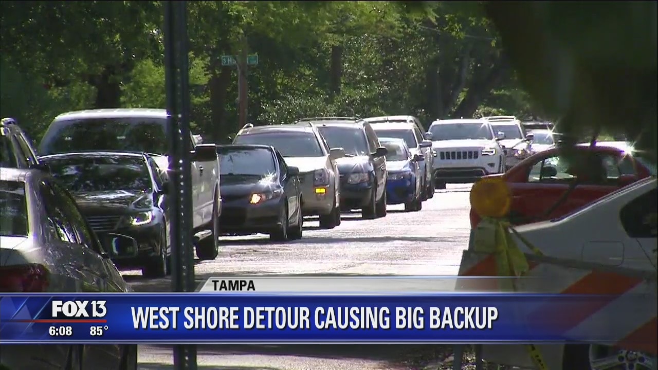 Portion of West Shore Blvd.  closed 'til July