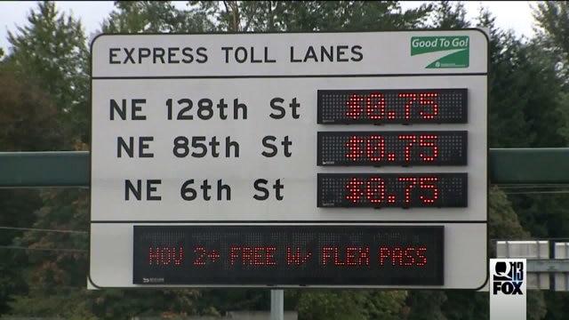 I-405 express toll lane billing errors