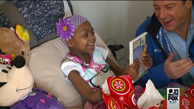 A little bit of Disney for 7-year-old girl battling leukemia