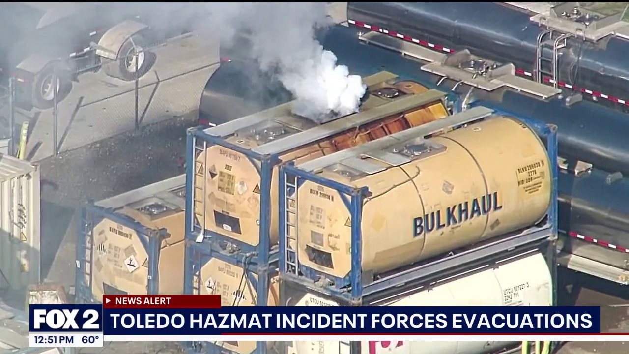 Toledo chemical leak forces evacuations into southern Michigan