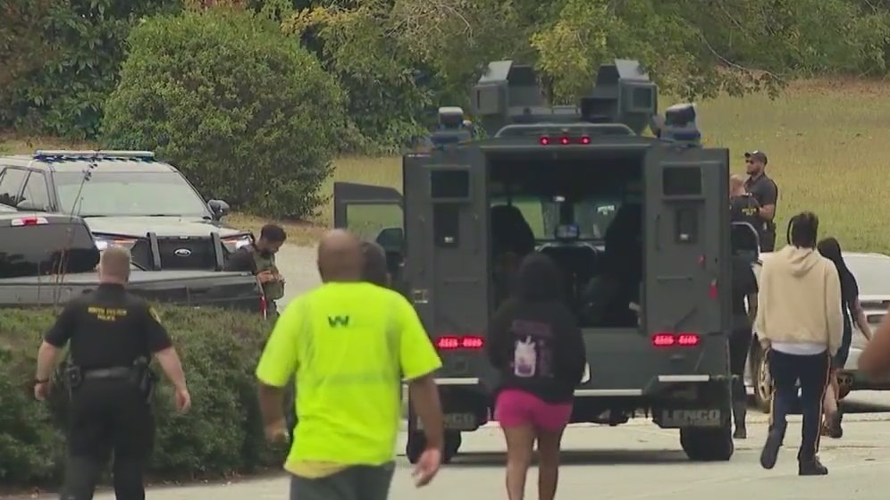 Students, staff take cover at private school