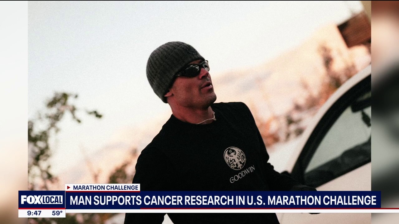 Athlete supports cancer research in U.S. marathon challenge 