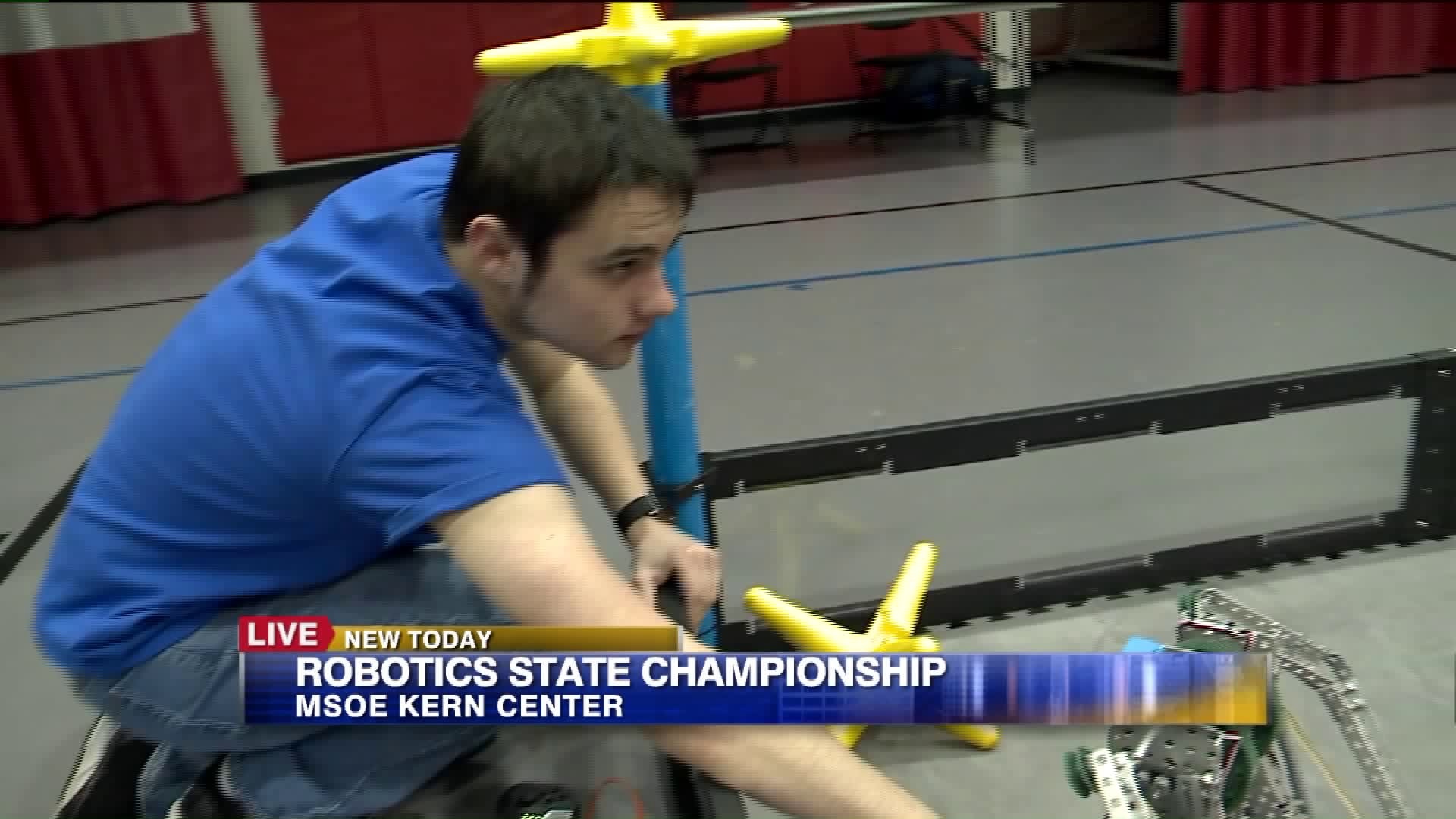 Robotics State Championship: Battling it out