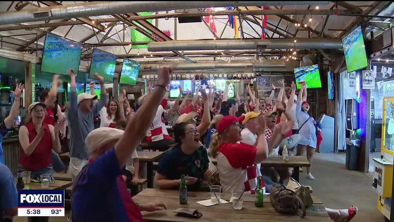 England vs Croatia watch parties pack with excited fans