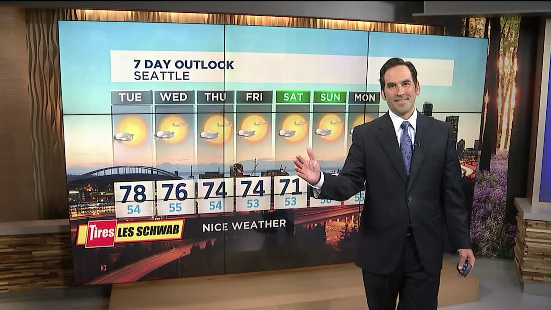 Q13 News evening weather forecast