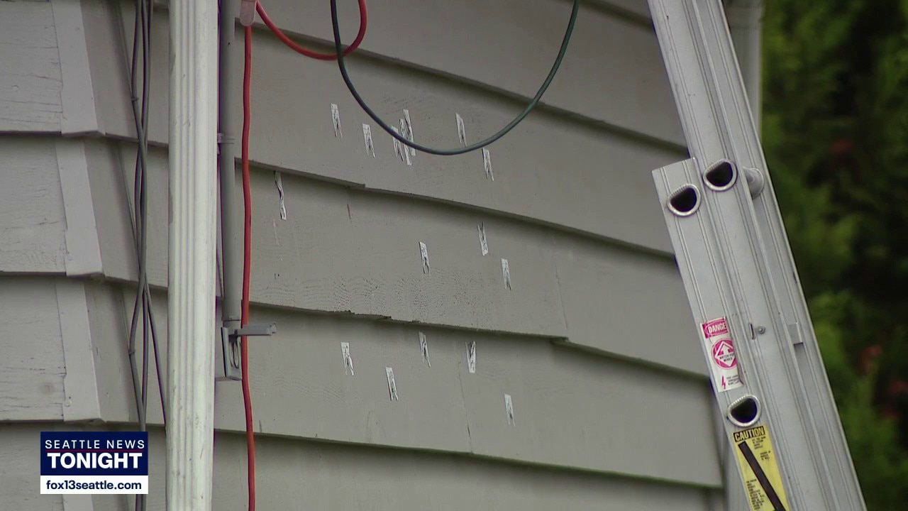 Bullets riddle Milton, WA home, woman shot in chest