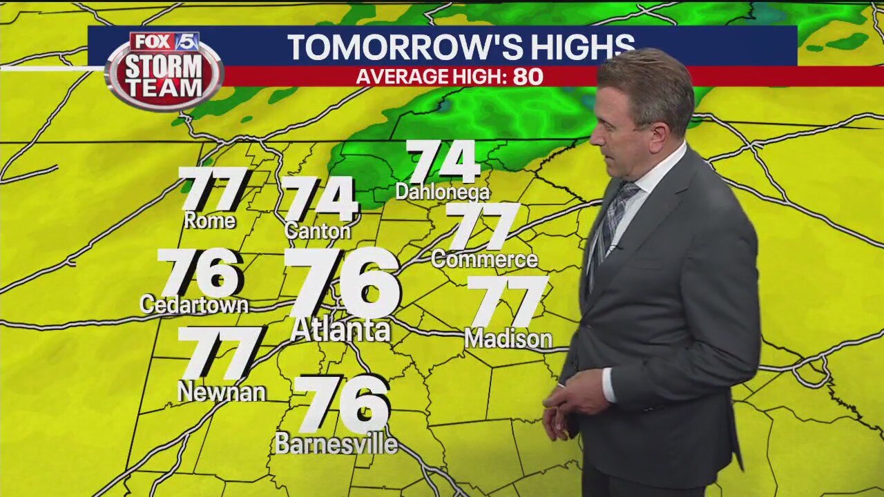 Friday afternoon forecast May 10, 2024
