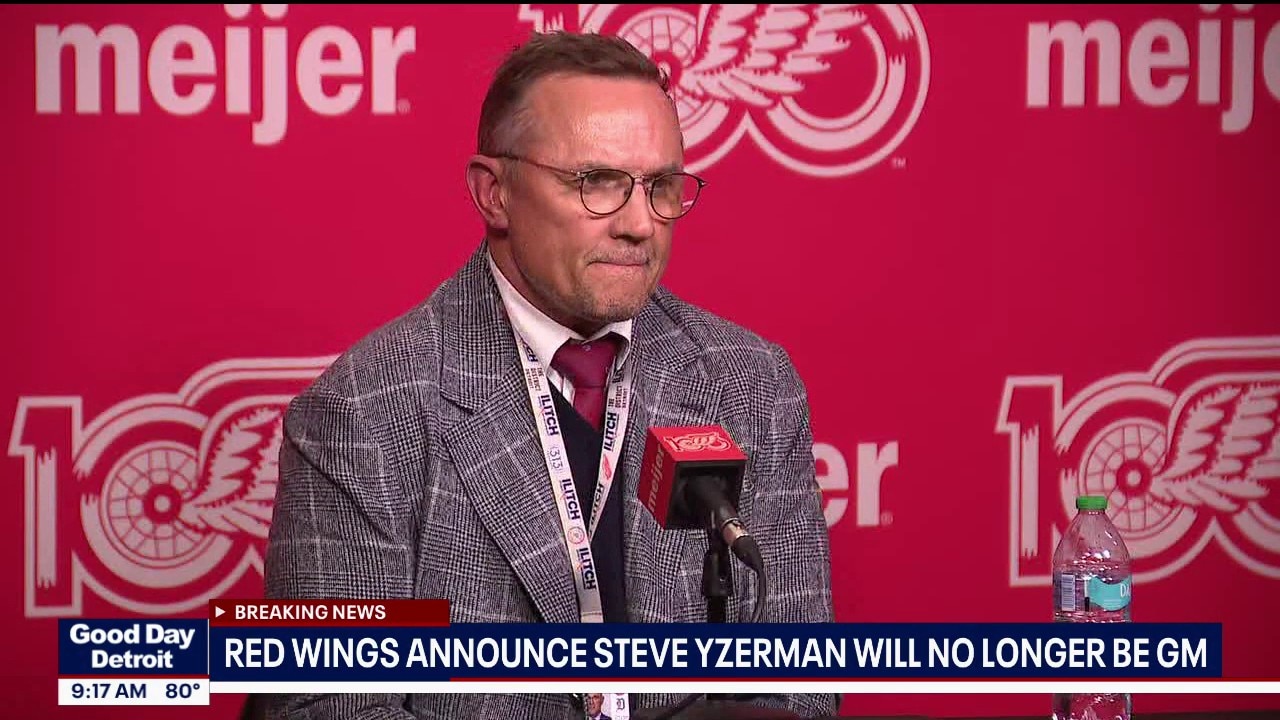 Red Wings move on from GM Steve Yzerman