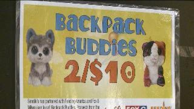 Backpack Buddies available at Sendiks