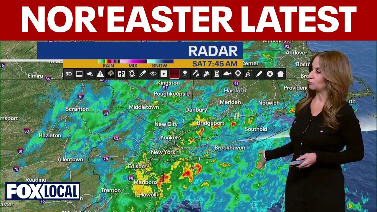 NYC weather: Nor'easter brings coastal flood warnings and 60 mph wind gusts