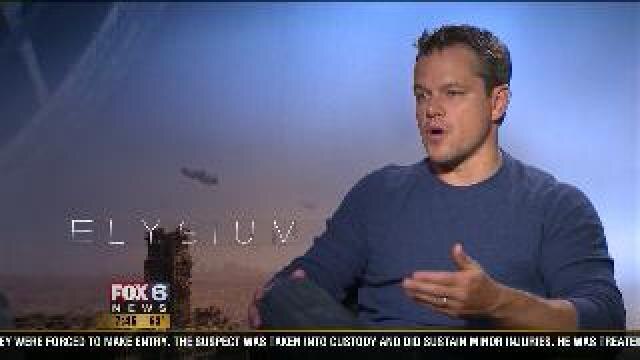 Matt Damon talks about the work put into filming Elysium