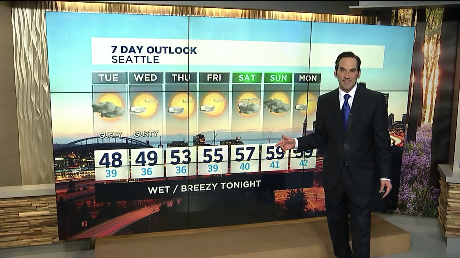 Q13 News evening weather forecast
