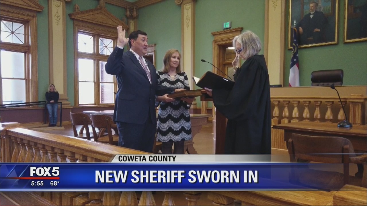 New Coweta County sheriff sworn in