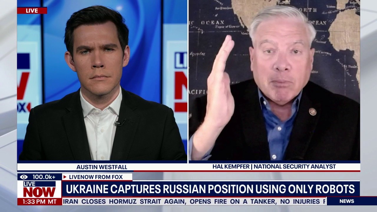 Ukraine captures position with robot ground force 