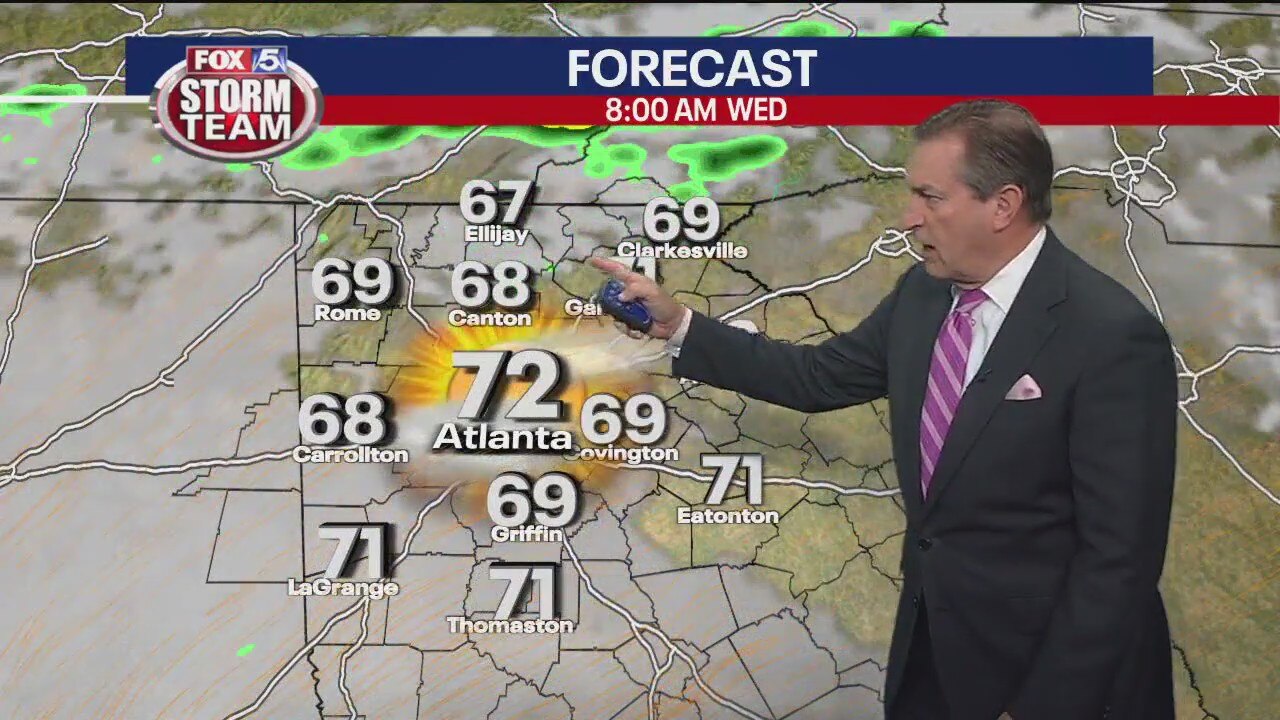 Monday evening forecast