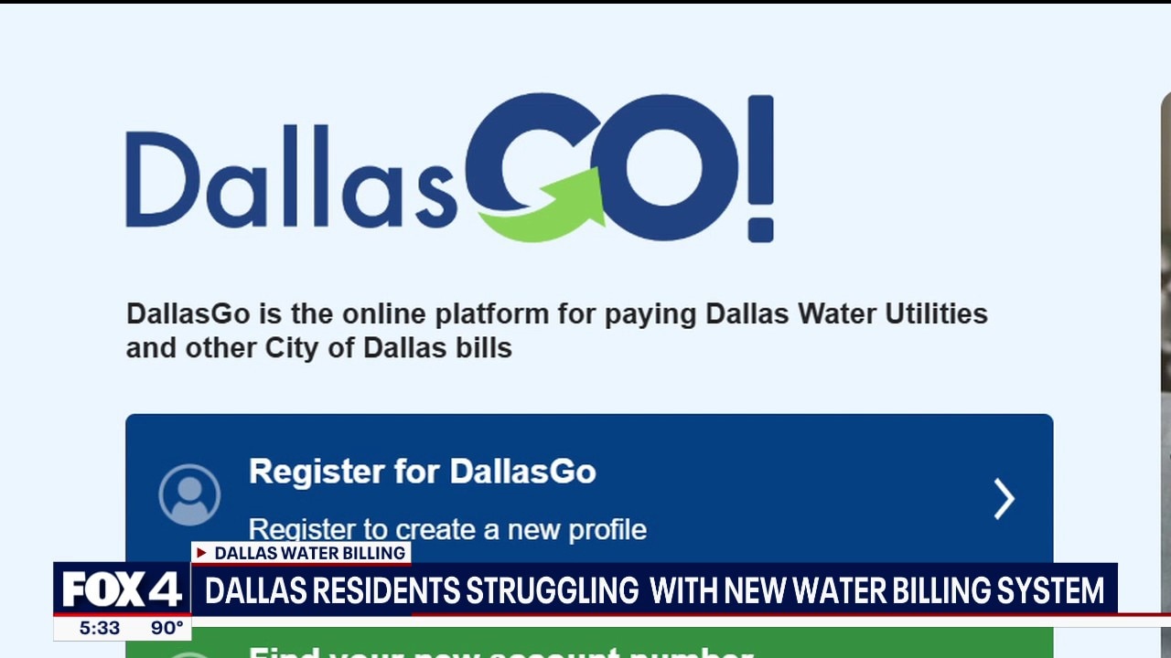 Dallas residents struggling with new water bill system