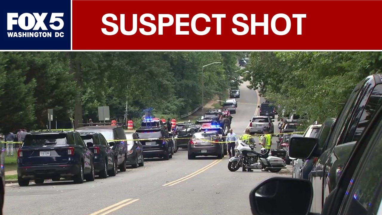 Fairfax County police shoot domestic violence suspect during struggle