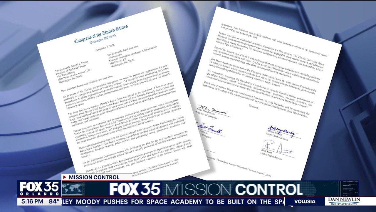Lawmakers push for US Space Academy to be in Florida