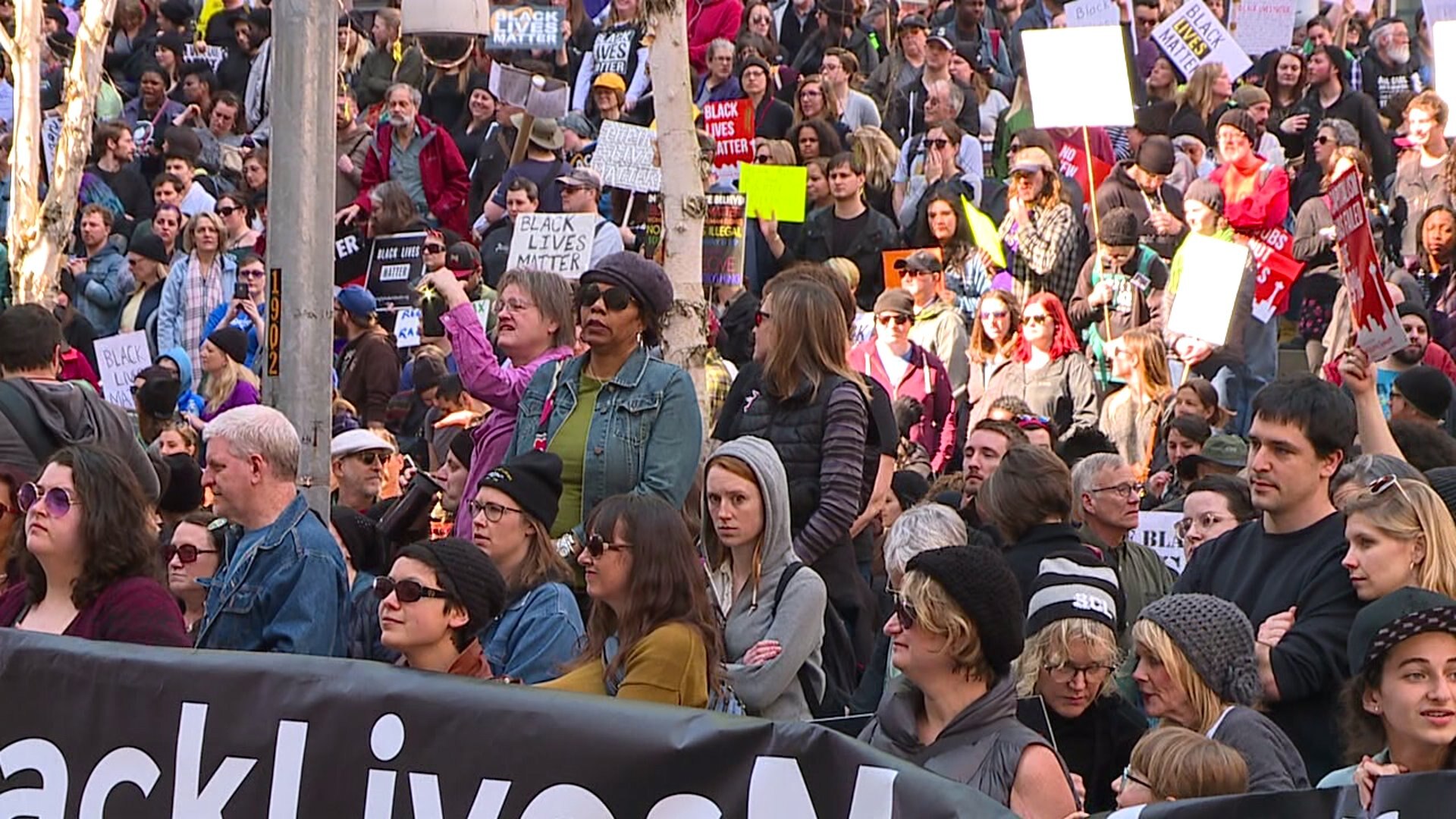 Black lives matter rally