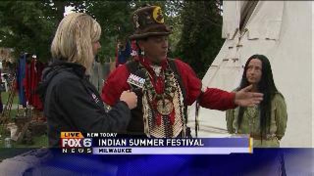 Laura gets a preview of the Indian Summer Festival attire