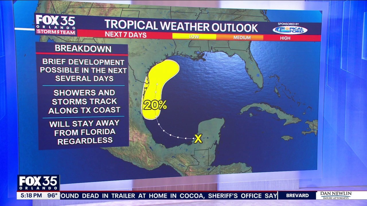 Tropics forecast: Low potential for activity in the Gulf